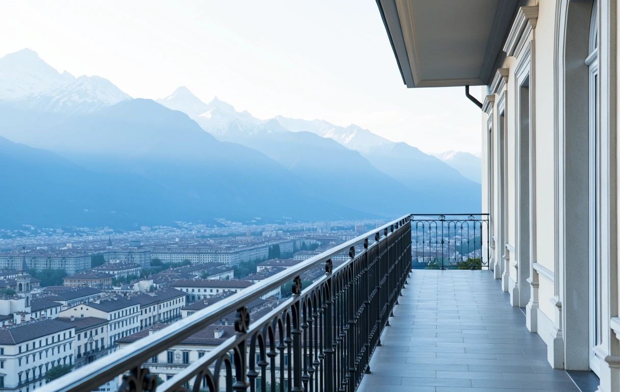 Torino morning atmosphere